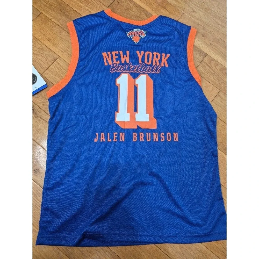 NY Knicks Jalen Brunson 11 Ultra Game NBA Jersey M  Royal Blue One of a Kind NEW